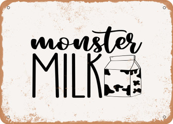 Milk Monster - Metal Sign