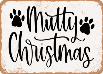 Mutty Christmas - Metal Sign