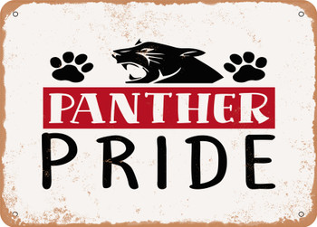 Panther Pride - Metal Sign