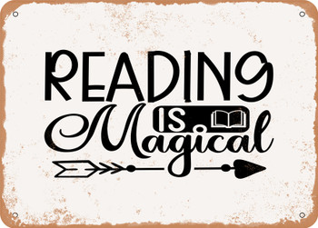 Reading is Magical - Metal Sign