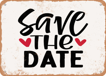 Save the Date - Metal Sign