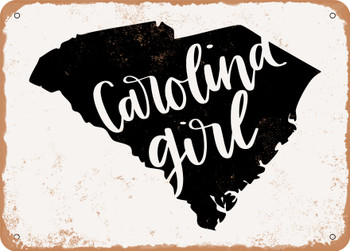 South Carolina Girl - Metal Sign