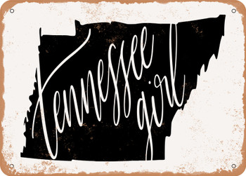 Tennessee Girl - Metal Sign