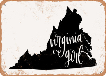 Virginia Girl - Metal Sign