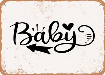 Baby - 4 - Metal Sign