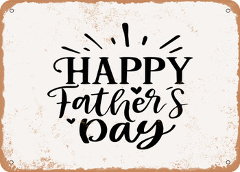 Happy Fathers Day - Metal Sign