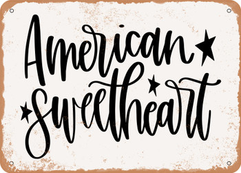 American Sweetheart - Metal Sign