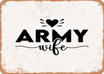 Army Wife - 2 - Metal Sign