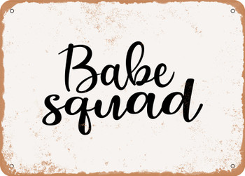 Babe Squad - Metal Sign