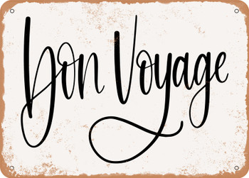 Bon Voyage - Metal Sign