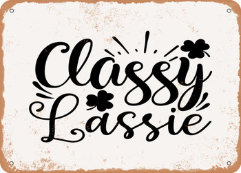 Classy Lassie - 2 - Metal Sign