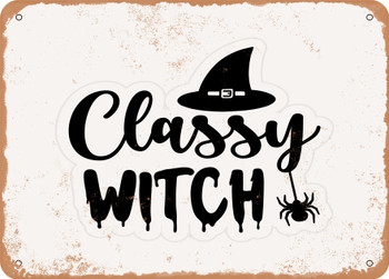 Classy Witch - Metal Sign