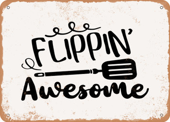 Flippin Awesome - Metal Sign