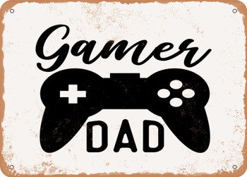 Gamer Dad - 4 - Metal Sign