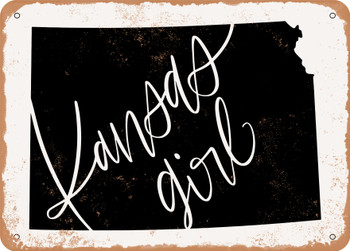 Kansas Girl - Metal Sign