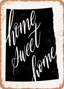 North Dakota Home Sweet Home  - Metal Sign