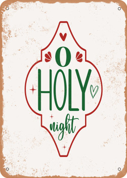 O Holy Night  - Metal Sign