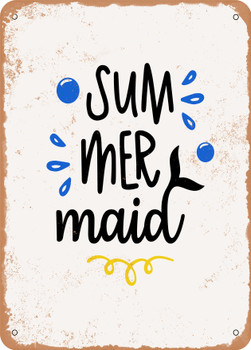 Sum Mer Maid  - Metal Sign