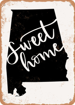 Sweet Home  - Metal Sign