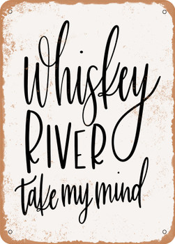 Whiskey River  - Metal Sign