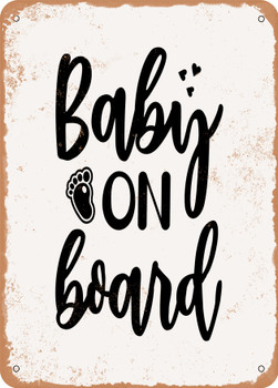 Baby On Board  - Metal Sign
