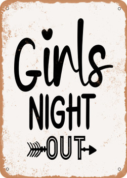 Girls Night Out  - Metal Sign