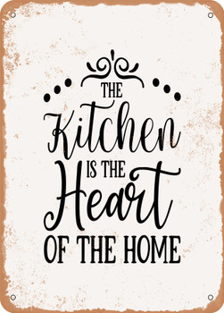 The Kitchen is the Heart of the Home - 3  - Metal Sign