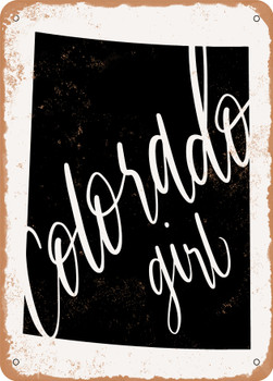 Colorado Girl  - Metal Sign