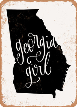 Georgia Girl  - Metal Sign