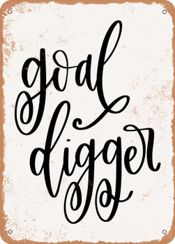 Goal Digger  - Metal Sign