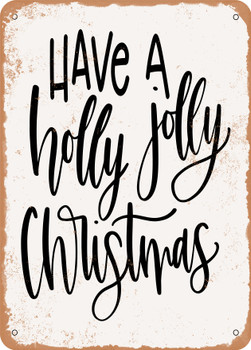 Holly Jolly  - Metal Sign