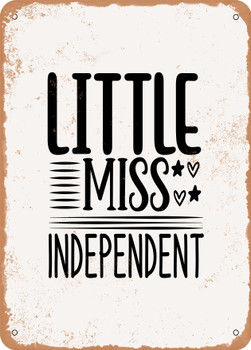 Little Miss Independent  - Metal Sign
