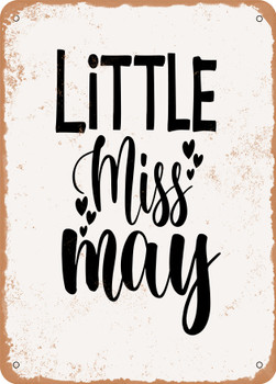Little Miss May  - Metal Sign