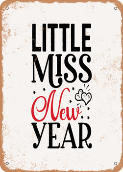 Little Miss New Year - 2  - Metal Sign