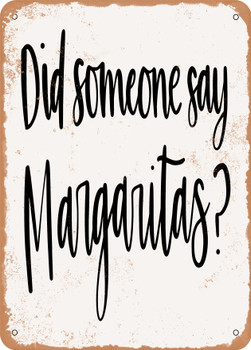 Margaritas  - Metal Sign
