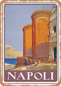 1942 Naples Vintage Ad - Metal Sign