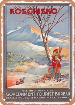 1925 Kosciusko Vintage Ad - Metal Sign