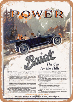 1915 Buick Touring Car 2 Vintage Ad - Metal Sign