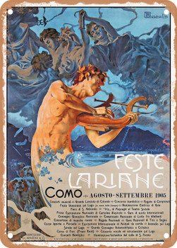 1905 Larian Festivals Vintage Ad - Metal Sign