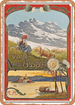 1900 Valle d'Ossola Vintage Ad - Metal Sign
