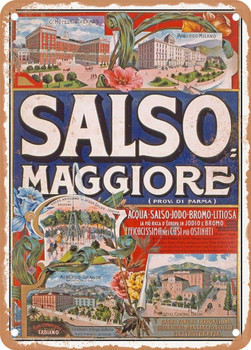 1900 Salsomaggiore Vintage Ad - Metal Sign