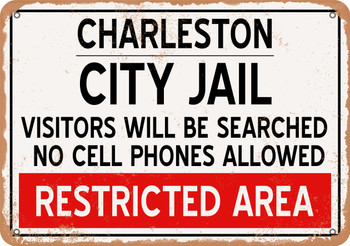 City Jail of Charleston Reproduction - Metal Sign