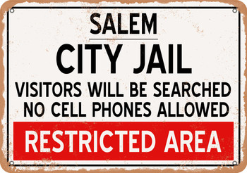 City Jail of Salem Reproduction - Metal Sign