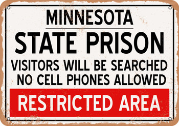 State Prison of Minnesota Reproduction - Metal Sign