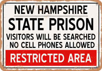 State Prison of New Hampshire Reproduction - Metal Sign