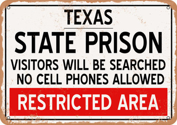 State Prison of Texas Reproduction - Metal Sign