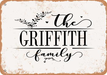 The Griffith Family (Style 2) - Metal Sign