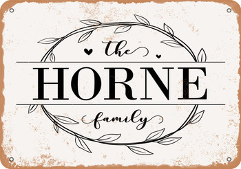 The Horne Family (Style 1) - Metal Sign