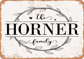 The Horner Family (Style 1) - Metal Sign