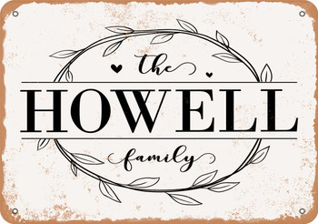 The Howell Family (Style 1) - Metal Sign